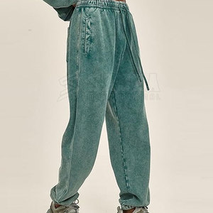 Service de vente en gros OEM de pantalons de jogging délavés à l'acide pour hommes nouveau design pantalons délavés à l'acide pour hommes meilleur prix taille adulte pantalons délavés à l'acide pour hommes - Product Image 3
