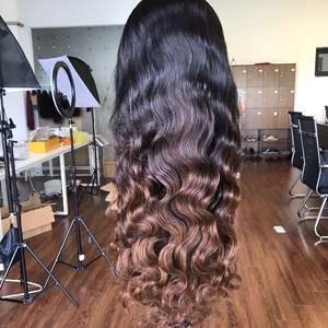 วิกผมลอนแบบคู่3สีทำจากโรงงานผมดิบของเวียดนาม - Product Image 3