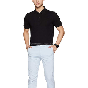 Logotipo personalizado más vendido, informal, antiarrugas para Polo, artículos deportivos hechos de tela de rizo de poliéster y algodón anticontracción - Product Image 5