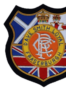 100% Bullion Wire Blazer bordado hecho a mano puro logotipo del cliente moda Reino Unido parches insignias - Product Image 4