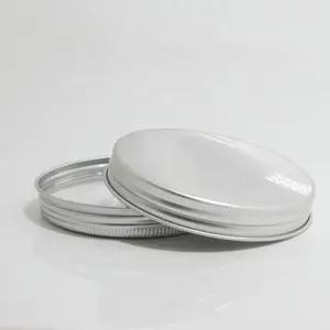 Silver Metal Lid Leak Proof Custom Printed Aluminum Caps With Liners For The Organic Suitable For In Stock