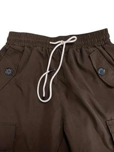 Pantalones Cargo de nailon para hombre, ropa de calle para exteriores, estilo Hip Hop, cintura elástica, ajuste holgado, ropa de trabajo informal con múltiples bolsillos, pantalones para correr - Product Image 5