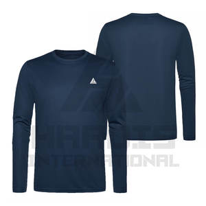 T-shirt à manches longues décontracté pour hommes Couleur personnalisée Col en O T-shirt à manches longues pour hommes à la mode T-shirt respirant Slim Fit - Product Image 6