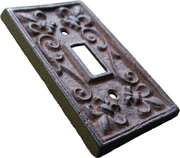 OMG Industries Decorative Iron Switch Cover Light Switch Cover Plate Wall Switch Cover