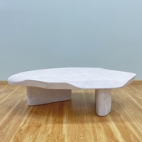 Table Basse Extérieure Moderne en Fibro-ciment Personnalisée par une Usine de Confiance pour Hôtels et Villas – Prix Abordable