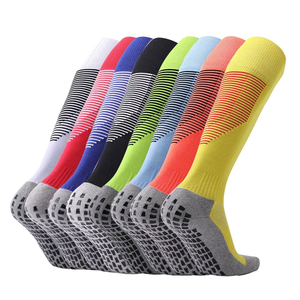 Customized <b>Color</b> Anti-Bacterial Football Grip <b>Socks</b> <b>Men</b> Sports Over Knee Soccer Grips Athletic <b>Socks</b> with Custom Logo - Product Image 3