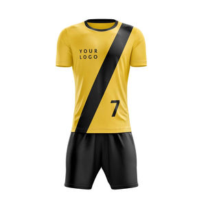 Uniforme de fútbol transpirable y de secado rápido para ropa de equipo 2025 Uniforme de fútbol hecho a medida de nuevo diseño en MOQ bajo - Product Image 2