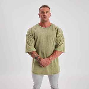 เสื้อยืดผู้ชายสไตล์วินเทจสั่งทำพิเศษ ขนาดใหญ่พิเศษ 250 กรัม ผ้าฟอกกรด แห้งเร็ว เบาสบาย ผ้าฝ้าย 100% คุณภาพสูง - Product Image 3