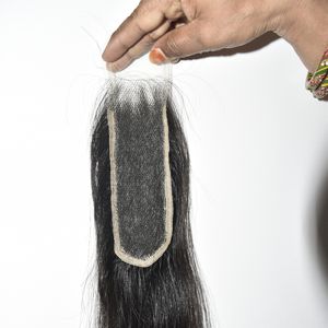 Nouvelle marque indienne New Fashion cheveux humains Remy véritables fermetures HD extensions droites disponibles au prix de gros par exportation - Product Image 3