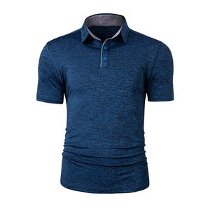 Los hombres más vendidos para camisas Tela de punto de alta calidad Sólido Transpirable Spandex/Algodón Diseño único Logotipo profesional - Product Image 1