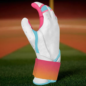 Direct Factory Supply Professional Quality Left-Handed Baseball <b>Batting</b> Gloves Customizable Size Logo Colors Made Eco-Friendly - Product Image 4