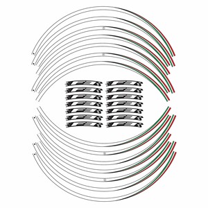 Kit striscia adesiva ruota 17 \ "F3 compatibile con Mv Agusta F3 moto moto Premium & ATV accessori ruota - Product Image 1