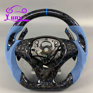 Volante de coche de fibra de carbono forjado personalizado para <span class=keywords><strong>BMW</strong></span> E90 E91 E92 E93 M3 3-Series 328i 330i <span class=keywords><strong>335d</strong></span> 1-series 135i 2008 -2012 - Product Image 2