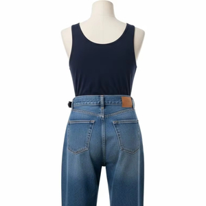 Cinturón de Tela de Algodón con Hebilla de Pin, Material Tejido Resistente, Correa Ajustable para la Cintura, Accesorio de Moda Casual para Ropa de Hombre y Mujer - Product Image 4