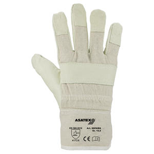 Gants professionnels de lutte contre l'incendie en cuir fendu de vache résistance à la chaleur fonction d'écran tactile anti-dérapant gants de sécurité pour la vente en gros - Product Image 5