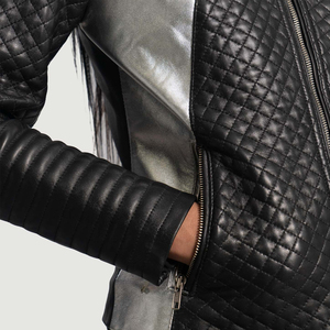 Nueva llegada chaqueta de moda para las mujeres chaqueta de cuero mujeres señoras abrigos de invierno de alta calidad a prueba de viento motocicleta Pu cuero - Product Image 5