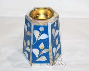 Handmade Traditional Arabic <b>Mother</b> of Pearl Inlay Bone Incense Burner Bakhoor Mubkhar Fragrance Holder Aromatherapy Diffuser - Product Image 4