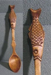 LA CUILLÈRE EN BOIS SCULPING Logo personnalisé Ustensile de cuisine en bois naturel Cuillère en bois d'acacia solide pour la cuisine - Product Image 3