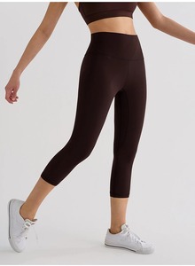 Mallas de Yoga de Color sólido, pantalones deportivos para gimnasio, mallas de cintura alta para mujer, mallas deportivas de talla grande, pantalones ajustados de entrenamiento para correr - Product Image 2