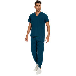 Bestex Personalizar Médico Scrubs Hombre Enfermería Jogger Enfermera Hospital Uniforme Hombres Top Scrub Traje Scrubs Uniformes Conjuntos de moda - Product Image 6