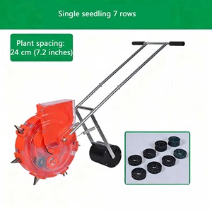 Sembradora <span class=keywords><strong>Manual</strong></span> de Empuje <span class=keywords><strong>para</strong></span> Vegetales, de Una Hilera, con 10 Ruedas Sembradoras, Caja de Cambios de Alta Precisión, Profundidad de Siembra de 70 mm - Product Image 2