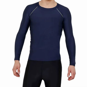 Camiseta de Compresión para Hombre, Secado Rápido, para Gimnasio y Fitness, Camiseta Deportiva Ajustada, Nuevo Estilo Americano - Product Image 1