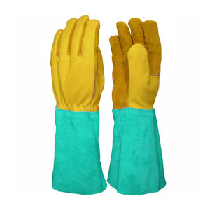 Meilleurs gants de soudage en cuir de vachette fendu personnalisés nouveaux gants en cuir respirants antidérapants anti-coupure pour hommes - Product Image 3