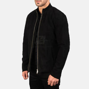 Casual Fashion Outerwear <b>Suede</b> <b>Jacket</b> Soft Texture Comfortable Fit Designed For Daily Wear Men Winter <b>Jacket</b> - Product Image 2