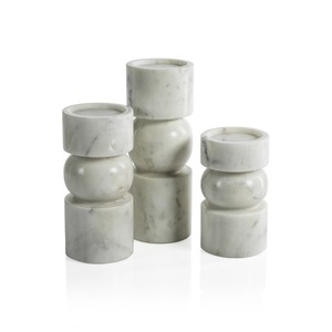 Pot de bougie en marbre bougeoir en pierre pour l'aromathérapie et la décoration d'événements parfait pour la décoration de la maison vente chaude - Product Image 1