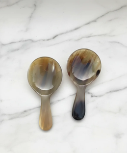 Cuillère en corne naturelle, artisanale, en corne de buffle, cuillère de cuisine et de service, vaisselle écologique pour un usage quotidien - Product Image 4