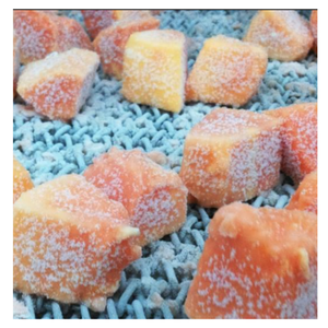 Vente en gros de cubes de papaye congelés IQF, fournisseur vietnamien de fruits tropicaux naturels pour mélanges de smoothie et mélanges de jus - Product Image 5