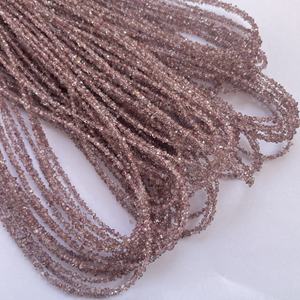 Cuentas de Cristal de Cuarzo Herkimer Natural de Lavanda de 2mm 3mm 4mm, Hebras de Cristal en Bruto, Venta al por Mayor, Joyería Fina - Product Image 4