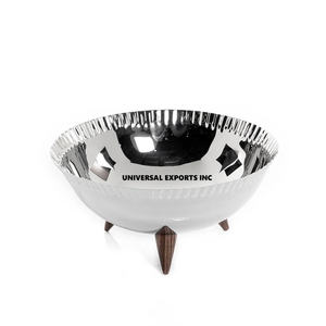 Ensemble de trois bols à chocolat design faits à la main en résine et métal poli d'excellente qualité pour la vente en gros de friandises sucrées - Product Image 3