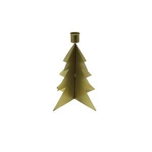 Bougeoir conique en aluminium pour la maison et la décoration de Noël Bougeoir en métal de 22 mm Noir/Or Fini Fait à la main en vrac - Product Image 4