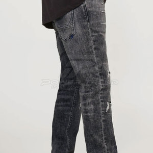Pantalones Vaqueros Modernos y Elegantes para Hombre, Corte Ajustado, Tela Elástica, Estilo Entallado, Movimiento Cómodo, Ideal para Ropa Casual de Calle - Product Image 5