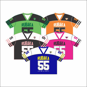 Jersey de fútbol americano hecho a medida de alta calidad de gran tamaño con cuello en V uniforme de malla transpirable baloncesto Varsity Jersey para hombres - Product Image 6