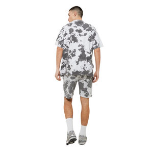 Conjunto de Camiseta y Pantalones Cortos Unisex con Lavado Ácido, Diseño de Logotipo Personalizado, 100% Algodón, Transpirable, Casual, Cintura Media, Conjunto de 2 Piezas para Verano - Product Image 6