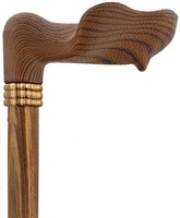 Canne de marche réglable de marque MKI, personnalisable, élégante, avec poignée droite, en aluminium et embout en bois, au meilleur prix