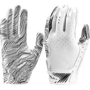 Gants de football américain avec étiquette personnalisée en gros Fabriqué en usine Respirant Léger Mode chaude à bas prix avec services OEM - Product Image 1