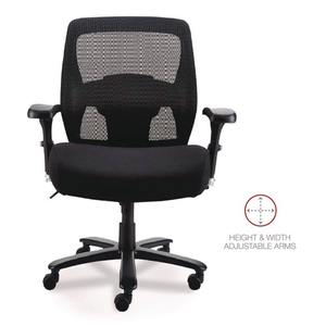 Silla de gerente grande y alta Alera ALEFN44B14 de la serie Faseny, ergonómica, de 17,48 a 21,73 pulgadas. Soportes para la altura del asiento con capacidad para hasta 400 libras, color negro - Product Image 6