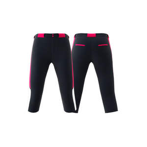 Pantalones de Uniforme de Béisbol Transpirables de Alta Calidad, Talla Grande, 100% Poliéster, Diseño Personalizado, Secado Rápido, Logotipo Frontal, Cintura Elástica - Product Image 2