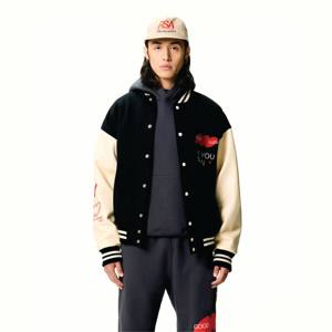 Diseño de fábrica al por mayor manga larga en blanco mujer chaqueta de béisbol Sport Wear Varsity Jacket - Product Image 1