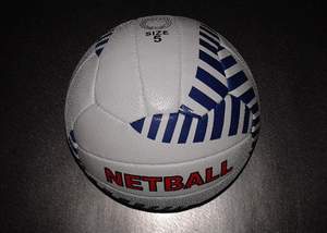 Ballon de netball en caoutchouc taille 5, ballon d'entraînement de compétition, vente en gros OEM, durable, club sportif, école, équipe, cousu à la main, équipement de jeu en extérieur et en intérieur - Product Image 2