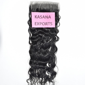 Extensiones de Cabello Humano Natural Vietnamita 100% Virgen, Doble Trama, Onda Profunda, Cierre HD 6*6, Color Negro Natural, Cutícula Alineada para Mujeres - Product Image 4