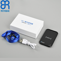 Lecteur de carte USB NFC 13.56MHz ABS ISO 15693 Protocole 8cm Distance de lecture Portable pour la Communication BLE