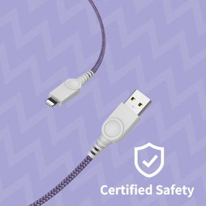 สาย USB ไลท์นิ่งที่ได้รับการรับรอง MFI สำหรับ iPhone iPad iPod ธนาคารพลังงานคอมพิวเตอร์ที่ชาร์จมือถือใช้ถักเปีย - Product Image 3