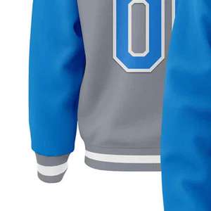 Wholesale Blank Letterman Varsity Jacket Custom Men College Baseball Hooded Jackets Plus Size Men's Jackets & <b>Coats</b> for Men - Product Image 6