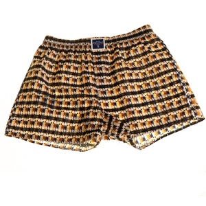 Gran oferta de bóxer de algodón para hombre, bañadores sueltos a rayas a cuadros para hombre, Bóxer tejido con cintura elástica, pantalones cortos hechos en ist - Product Image 2