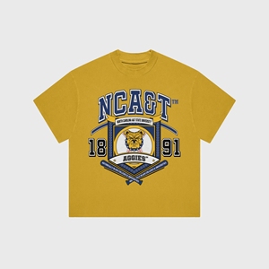 Camiseta gráfica de Carolina del Norte A & T Aggies Bulldog, ropa universitaria Unisex, camiseta universitaria Bold NC A & T - Product Image 1