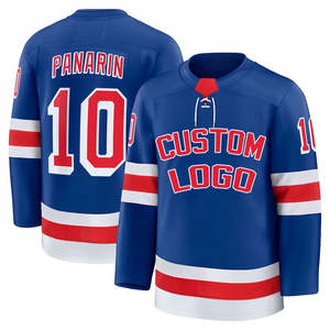 Jersey de Hockey sobre Hielo Personalizado, Uniforme Profesional de Equipo, Panarin 10, Shesterkin 31, Kreider 20, Nombre y Número Personalizados, Deportivo - Product Image 4
